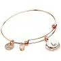 Baubelle Expandable Inspirational Stackable Charm Bracelet “Be Thankful, Brave, Happy, True, Compassionate, Strong'' Baubelle Expandable Inspirational Stackable Charm Bracelet “Be Thankful, Brave, Happy, True, Compassionate, Strong''