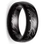 King Will 8mm Tungsten Carbide Ring for Men Black Lord of The Rings Comfort Fit High Polished King Will 8mm Tungsten Carbide Ring for Men Black Lord of The Rings Comfort Fit High Polished