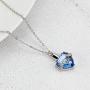 Rnivida Urn Necklace for Ashes, Forever in My Heart Cremation Jewelry for Ashes Necklace Jewelry Gifts for Memorial Ash Holder