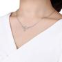 Cupid Pendant Necklace for Girlfriend Wife Sister Jewelry Gifts Love God Choker for Girl Teens Birthday Guardian Cherub for Women Mom Valentine Neutral Angel Baby Chain