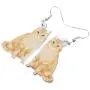 NEWEI Acrylic Drop Dangle Sitting Cat Earrings Fashion Novelty Jewelry For Girl Women Charms