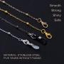 M&D Jewelry Mask Chain,Non Fade Stylish Glasses Mask Strap,Anti-Lost Lanyard Holder,Mask Lanyard as Teens Kids Gift,Suitable for Men,Women,Children,Elderly