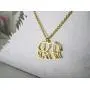 La Menagerie Elephant Gold Origami Jewelry & Gold Geometric Necklace – 18 Karat Plated Gold Necklace & Elephant Necklaces for Women – Elephant Necklace for Girls & Origami Necklace