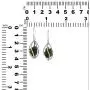 Starborn Sterling Silver Natural Moldavite Caged Earrings Starborn Sterling Silver Natural Moldavite Caged Earrings
