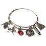 Kits Kiss Firefighter Bracelet, Firefighter Jewelry, Fire Bracelet, Fireman Bracelet, Fire Mom Bracelet, Fire Wife Bracelet, Fire Charm, Fire Extinguisher Charm, Firefighter Bangle Bracelet