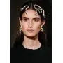 GLBCC Snake Earrings for Women,18 K Gold Plated Snake Dangle Earrings Punk Chunky Serpent Charm Pendant Necklace Dainty Rhinestone Huggie Hoop Earrings Necklaces Jewelry Set for Women Men