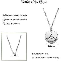Mo ANAM Cara Necklace Iris Celtic Soul Mate Necklace BFF Gift for Her