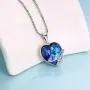 IEFRICH Gifts for Women Girls Jewelry, Cubic Zirconia Crystal Love Heart Pendant Initial Necklace Gifts for Women Girls Mom Birthday Christmas Mothers Day Valentines Present IEFRICH Gifts for Women Girls Jewelry, Cubic Zirconia Crystal Love Heart Pendant Initial Necklace Gifts for Women Girls Mom Birthday Christmas Mothers Day Valentines Present