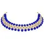 Aheli Elegant Indian Faux Kundan Studded Necklace Earring Set Bollywood Wedding Party Wear Ethnic Fashion Jewelry for Women Aheli Elegant Indian Faux Kundan Studded Necklace Earring Set Bollywood Wedding Party Wear Ethnic Fashion Jewelry for Women