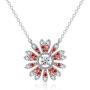 SUES SECRET Sunflower Necklace Crystal Jewelry for Women Girls Pendant with Elegant Box for mom Easter Gifts 2021 for her