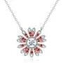 SUES SECRET Sunflower Necklace Crystal Jewelry for Women Girls Pendant with Elegant Box for mom Easter Gifts 2021 for her