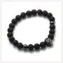 Nsitbbuery Fashion Crystal Eye Skull Bracelet 8MM Lava Rock Bead Bracelet Nsitbbuery Fashion Crystal Eye Skull Bracelet 8MM Lava Rock Bead Bracelet