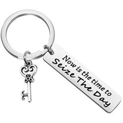 TIIMG Inspired Gift Now is The Time to Seize The Day Musical Theatre Keychain Broadway Musical Gift