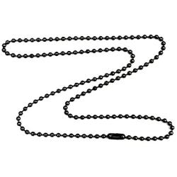 DragonWeave Gunmetal Steel 3.2mm Ball Chain Necklace with Extra Durable Color Protect Finish