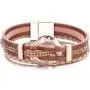 FANCY SHINY Leather Cuff Bracelet Circle Rhinestone Wrap Bracelet Stackable Multi Layer Wristband with Magnetic Clasp Boho Jewelry Gift for Women FANCY SHINY Leather Cuff Bracelet Circle Rhinestone Wrap Bracelet Stackable Multi Layer Wristband with Magnetic Clasp Boho Jewelry Gift for Women
