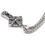 Gungneer Celtic Cross Necklace Knot Pendant Stainless Steel Charm Chain Religious Infinity Jewelry Gift Men Women