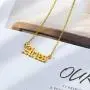 2Pcs Old English Zodiac Necklaces, 18K Gold Silver 12 Constellation Pendant Necklace for Women Girls, Horoscope Astrology Letter Necklace Birthday Gift 2Pcs Old English Zodiac Necklaces, 18K Gold Silver 12 Constellation Pendant Necklace for Women Girls, Horoscope Astrology Letter Necklace Birthday Gift