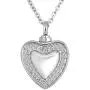 Sug Jasmin Urn Necklace Clear White Rhinestone Heart Cremation for Ahses Holder Pendant Memorial Jewelry with Fill Kit Sug Jasmin Urn Necklace Clear White Rhinestone Heart Cremation for Ahses Holder Pendant Memorial Jewelry with Fill Kit