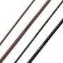 Richsteel Men Women Black/Brown Braided Wax Rope Necklace 2/3mm Wide 16”18'' 20'' 22'' 24'' 26'' 28'' 30'' Length Leather Necklace with Customizable Stainless Steel Clasp Waterproof Richsteel Men Women Black/Brown Braided Wax Rope Necklace 2/3mm Wide 16”18'' 20'' 22'' 24'' 26'' 28'' 30'' Length Leather Necklace with Customizable Stainless Steel Clasp Waterproof