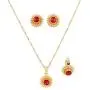 Flower Jewelry Set Ethiopian Gold Jewelry Sets Earrings Pendant Ring with Stone African Habesha Nigeria Jewelry Flower Jewelry Set Ethiopian Gold Jewelry Sets Earrings Pendant Ring with Stone African Habesha Nigeria Jewelry