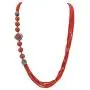 Bocar Long Multiple Row Handmade Beaded Resin Statement 36'' Necklace for Women (NK-10558) Bocar Long Multiple Row Handmade Beaded Resin Statement 36'' Necklace for Women (NK-10558)