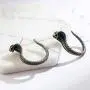 Boho Ethnic Cobra Snake Dangle Drop Earrings for Women Party Aniaml Earrings Hanging Hook Jewelry