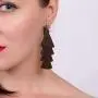 BaubleStar Tassel Earrings Handmade Tiered Thread Tassel Dangle Earrings, Multi Colors