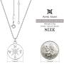 Graduation Compass Pendant Necklace – 925 Sterling Sliver direction necklace, Christmas Graduation Jewelry Birthday Gift for Women and Girls