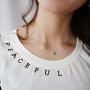 michooyel S925 Sterling Silver Dainty Turquoise/Opal Pendant Necklace Petite Birthstone Layering Necklace for Women Girls