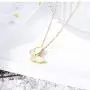 PSEEHEE Fashion Cute Golden Stainless Steel Pearl Oyster Butterfly Pendant Necklace Jewelry for Women Girls