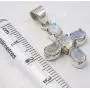 SilverStarJewel 925 Solid Silver Rainbow Moonstone Pendant 1.2'' Wholesale Jewelry SilverStarJewel 925 Solid Silver Rainbow Moonstone Pendant 1.2'' Wholesale Jewelry