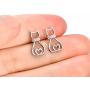 Cat Stud Earrings for Women Girls Sterling Silver Mini Pet Cats Earrings Jewelry Studs