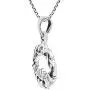 AeraVida Claddagh Heart Round Celtic Knot .925 Sterling Silver Pendant Necklace AeraVida Claddagh Heart Round Celtic Knot .925 Sterling Silver Pendant Necklace