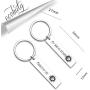 My Sun and Stars Moon of My Life Keychain Set Game of Thrones Jewelry Inspired Gift For Couples Keychain Set