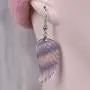 Gemstone Crystal Healing Reiki Chakra Handmade Angel Wing Dangle Earrings Gemstone Crystal Healing Reiki Chakra Handmade Angel Wing Dangle Earrings