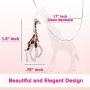 Lola Bella Gifts Giraffe Pendant Necklace with Gift Box