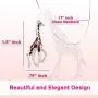 Lola Bella Gifts Giraffe Pendant Necklace with Gift Box Lola Bella Gifts Giraffe Pendant Necklace with Gift Box