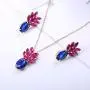 ORAZIO Pineapple Necklace Earrings for Women Gold Tone Statement Jewelry Set ORAZIO Pineapple Necklace Earrings for Women Gold Tone Statement Jewelry Set