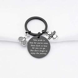 Tennis Keychain Gifts Tennis Player Gifts Tennis Teams Inspiration Gift Tennis Jewelry Tennis Coaches Gifts Take Pride in How Far You Have Come
