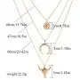 Jeweky Boho Layered Necklace Gold Horns Long Necklaces Pendant Chain Choker Jewelry for Women and Girls Jeweky Boho Layered Necklace Gold Horns Long Necklaces Pendant Chain Choker Jewelry for Women and Girls