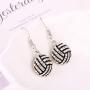 Winssi Womens Basketball Dangle Earrings Rhinestone Basketball Earrings Sport Jewelry Gift Idea