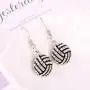 Winssi Womens Basketball Dangle Earrings Rhinestone Basketball Earrings Sport Jewelry Gift Idea