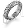 JAJAFOOK Astronomical Sphere Ball Deformation Ring Cosmic Finger Ring Lover Gifts, Titanium Steel Rings