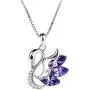 Necklaces Sterling Silver S925 Women’s Jewelry Swan Pendant Crystal Box Chain Necklace Gift Set Necklaces Sterling Silver S925 Women’s Jewelry Swan Pendant Crystal Box Chain Necklace Gift Set