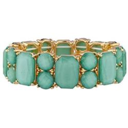 Lux Accessories Geo Elegant Statement Bracelet