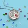 AZNECK Tree of Life Floating Charm Living Memory Lockets Pendant Necklace Stainless Steel Toughened Glass Gifts for Mom Family AZNECK Tree of Life Floating Charm Living Memory Lockets Pendant Necklace Stainless Steel Toughened Glass Gifts for Mom Family