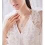 Cremation Jewelry 925 Sterling Silver Heart with Seagulls Memorial Urn Ashes Keepsake Cylinder Necklace Pendant Engraved Always in my heart