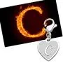 FAADBUK Initial Letter A-Z Alphabet Heart Charm for Bracelet Necklace Keychain Initial Stainless steel Clasp Clip on Charm FAADBUK Initial Letter A-Z Alphabet Heart Charm for Bracelet Necklace Keychain Initial Stainless steel Clasp Clip on Charm