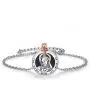 KINGWHYTE Virgin Mary Bracelet for Women 925 Sterling Silver Womens Bracelet Religious Catholic Jewelry Gift with Adjustable Chain KINGWHYTE Virgin Mary Bracelet for Women 925 Sterling Silver Womens Bracelet Religious Catholic Jewelry Gift with Adjustable Chain
