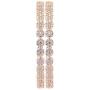 Ratnavali Jewels CZ Zirconia Gold Tone Red Green Diamond Elegant Bollywood Wedding Bangles Jewelry Women